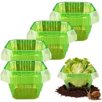 20pcs Snail Collars Slug Plant Protection Collars Vegetables Covers Reusable Agricultural Plant Snail Guard Save Water Garden
