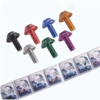 AliExpress MOONBIFFY 2pcs Bicycle Water Bottle Cage Bolts Bike Water Bottle Holder Screws Aluminum Alloy Screws MTB Road Bike Accessories Repair Tool