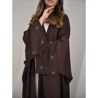 Eid Women Abaya Cardigan Open Dress Muslim Beading Bow Party Caftan Jalabiya Ramadan Dubai Abayas Kaftan Arab Long Robe 2026