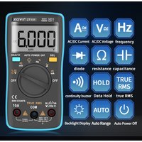 ZOYI ZT-101 True RMS Multimeter 6000 Counts Auto Range AC DC V A Resistance Capacitance Frequency Tester Backlight Data Hold