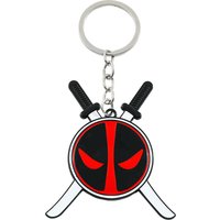 Superhero Deadpool Keychain The Avengers Deadpool Mask Metal Enamel Fashion Pendant Keyrings Charm Accessories Gifts