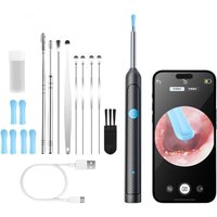 Smart Visual Ear Cleaner Rechargeable Ear Picker Health Care Set (Black 9PCS)