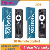 2024 UGOOS UR02 BT Voice Remote Control Replacement for Ugoos SK1 TOX1 TOX3 AM6 AM8 AM6B PLUS X4 X4Q Cube Pro Extra TV Box