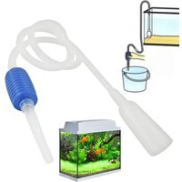 AliExpress NONE Semi-automatic Aquarium Clean Vacuum Water Change Changer Gravel Aquarium Simple Fish Tank Vacuum Siphon Pump Cleaner