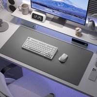 Mouse Pad Portable Mousepad Large Office Waterproof Non-slip PU Suede Stitched Edges Desk Mat Computer Keyboard Desk Pad