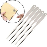 1/3/5 PCS Stainless Steel Letter Opener – Sleek Envelope Slitter for Home, Office & School Mail Supplies