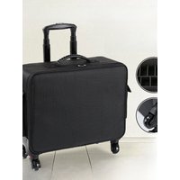 Large Capacity Oxford Fabric Makeup Case Portable Travel Cosmetic Bag with Luggage Handle Multi-Layer Partition And Universal...