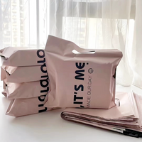 Self-Seal Mailbag, 20PCS Thicken Shipping Bags, Pink Poly Envelope, Postal Courier Bags with Handle