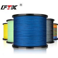 FTK 300M 500M PE Braided Wire Fishing Line 328/546Yards 4 Strands Super Strong Multifilament Line Japan 0.10MM-0.40MM 8LB-100LB
