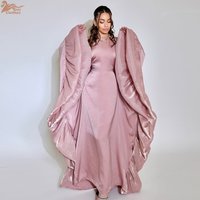 2026 Eid New Batwing Sleeve Luxury Abaya Dubai Kaftan Abaya Women Muslim Dress Islamic Clothing Womens Dresses Modest Abaya