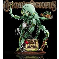 Pirate Building Blocks Octopus Sea Monster Adventure Treasure Hunt Puzzle Toy for Kids Adults STEM Educational Gifts 1128pcs