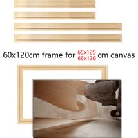 60x120cm Wooden Frame for 65x125cm Picture Frame for Wall Art Canvas Frame Diamond Painting Large Size Picture Poster Wall Frame