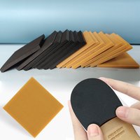 2pcs Rubber Shoe Soles Protector for Sandals High Heels Non-Slip Wear-resistant Shoe Bottoms Repair Sole Replacement Material