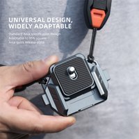 LEAPLIGHT Universal Shoulder Strap Base Quick Release Plate DSLR Camera Tripod Slider Mount Adapter for Sony Canon Nikon DSLR