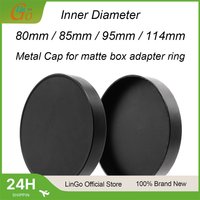 LinGo MetalCap 80mm / 85mm / 95mm / 114mm (inner diameter) Lens Cap for Matte Box Adapter Ring Filter Adapter Ring Black Univers