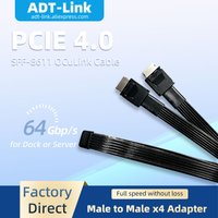 ADT-Link K9934A 64Gb Male to Male PCIE 4.0 X4 SFF-8611 Oculink Extension Cable for External GPU Dock Graphics Card PC Server