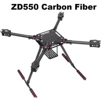 DroneHub ZD550 550mm/ZD650 650mm Carbon fiber Quadcopter Frame FPV Quad with Carbon Fiber Landing Skid F550