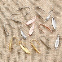 20*10mm 20pcs/Lot 316 Stainless Steel High Quality Earring Hooks Wire Settings Base Settings Whole Sale