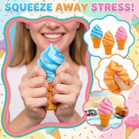 Nice Cream Ice Cream Cone NeedOh Sensory Stress Reliever Toy for Anxiety & Concentration Desktop Sensory Cube Suitable
