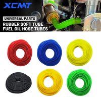 Motorcycle 1 Meter 3M 5M Universal Gasoline Pipe Color Oil Pipe High Temperature Resistant Hose Petrol Carburetor Rubber Pipe