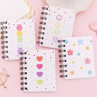 Bview Art Side flip coil notebook student mini portable loose-leaf notebook notepad A7 pocket book