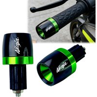 For Kawasaki Ninja 250 300 400 650 1000SX H2 Motorcycle CNC Handle Bar Handlebar Grips Cap End handle Plugs cap Accessories