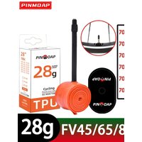 AliExpress PINMOAP 28G Ultra Light TPU Road Bicycle Inner Tube 700x18/23/25/28/30/32C 45/65/85mm French Style Air Nozzle Bicycle Inner Tube