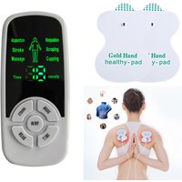 Digital Massager TENS Unit Machine Multi-Functional 6 Modes Meridian Body Relax Pain Relief Physiotherapy Electrostimulator