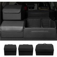 Boîte de rangement de coffre de voiture pliante, boîte de rangement de coffre de voiture Portable, rangement de rangement d'articles divers de voiture, rangement et tri de coffre