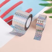 50M Anti Bird Tape Flashing Reflective Bird Repellent Scare Tape Pigeons Crow Keep Away Double-sided Bird Repeller Ribbon