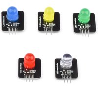DC 3.3v-5v 10mm light-emitting module led sensor LED indicator light-emitting tube module for arduino