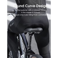 AliExpress West Biking WEST BIKING Bicycle Saddle Hollow Breathable Thick Shock Absorbing Cushion Waterproof PU Leather Comfort Seat For MBT Road Bike