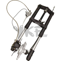 Triple Tree Mount Clamps Front Fork Suspension Set For front drum brakes dirt pit bike CRF50-110cc mini motorcycle front shock