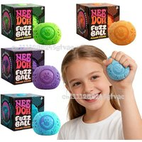 NeeDoh Ball Sensory Squeeze Toy Cute Smiley Face Flower Shape Soft Non Sticky Stress Relief Fidget Toy TPR Material Relief Tools