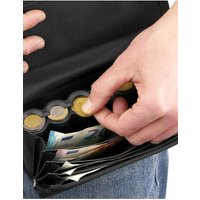 USD Coins Dispenser 6 Slots Loose Coin Holder Sorter Collector Waiter Cashier Driver Change Pennies,Dollars,Nickels Safe Box