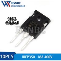 10PCS IRFP350 IRFP350PBF TO-247 16A 400V N-channel Power MOSFET Transistor 100% New Original
