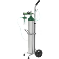 with Oxygen Regulator Portable Medical Oxygen Gas Cylinder with Trolley