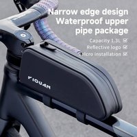 ESLNF Bike TPU Waterproof Frame Front Tube Bag Cycling MTB Road Storage Shockproof Bicycle Accessories