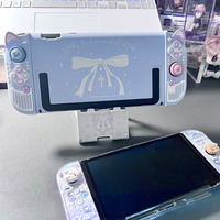 New Original Switch Oled Switch 2 Silicone Protective Case 3d Cat Ear Detachable Cover For Ns Game Console Controller Grip
