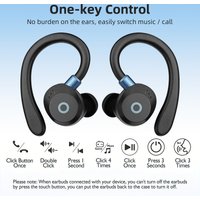 Dual Wear Style Sport Wireless Headset K09 Series Earbuds Stereo Long Endurance Play Time Swimming Waterproof Bluetooth Earphone