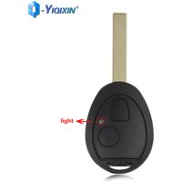 YIQIXIN 2 Button Car Key Shell Case For BMW Mini Cooper S R50 R53 MG For Land RoverX3 X5 e46 e39 e36 75 ZT Z3 Z4 Auto Fob Cover