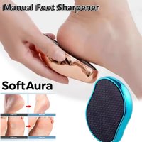 SoftAura Foot Grinder Dead Skin Remover Callus Scrubber Nano Glass Foot Repair Scraping Heel Tool for Home Pedicure 2026 New
