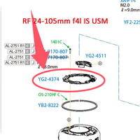 New Main Circuit board motherboard PCB repair parts For Canon RF 24-105mm F4L IS USM lens