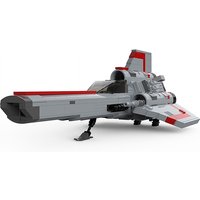 MOC Battleship Colonial Viper MK1 Building Blocks 616pcs Toys for Adults Assembled Birthday Gift