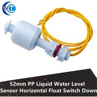 1 Piece 52mm PP Liquid Water Level Sensor - Horizontal Float Switch Down