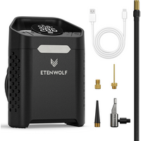 AliExpress ETENWOLF V3 Portable Tire Inflator Pump 160 PSI Car Compressor 100% Duty Cycle 7800mAh Air pump For Cars Motorcycles Bicycle