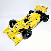 New MOC Speed Series 1987 Grand Prix Lotus 99T Racing Car Model Building Blocks DIY Modular Assembly Children's Toy Boy Gift