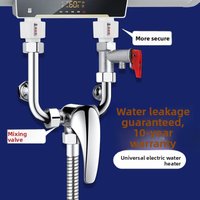Electric Water Heater Mixing Valve - Exposed Thermostatic Mixing Valve, Universal Shower Faucet Accessories Kit Pressure