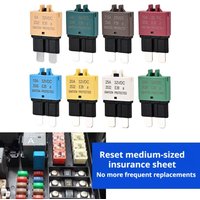 32V Overload Protector3A,6A,25A,30A,20A,15A,10A,8A,7.5A,5A Automotive Fuse Circuit Breaker for Jeep Truck Vessels
