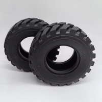 RC 1 Paar LESU Durchmesser 45 mm Höhe Rad Gummireifen 110 mm für Fernbedienung 1/15 Hydrauliklader RC Autozubehör